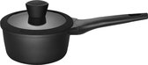Fair Cooking steelpan met deksel - Anti aanbak - Zwart