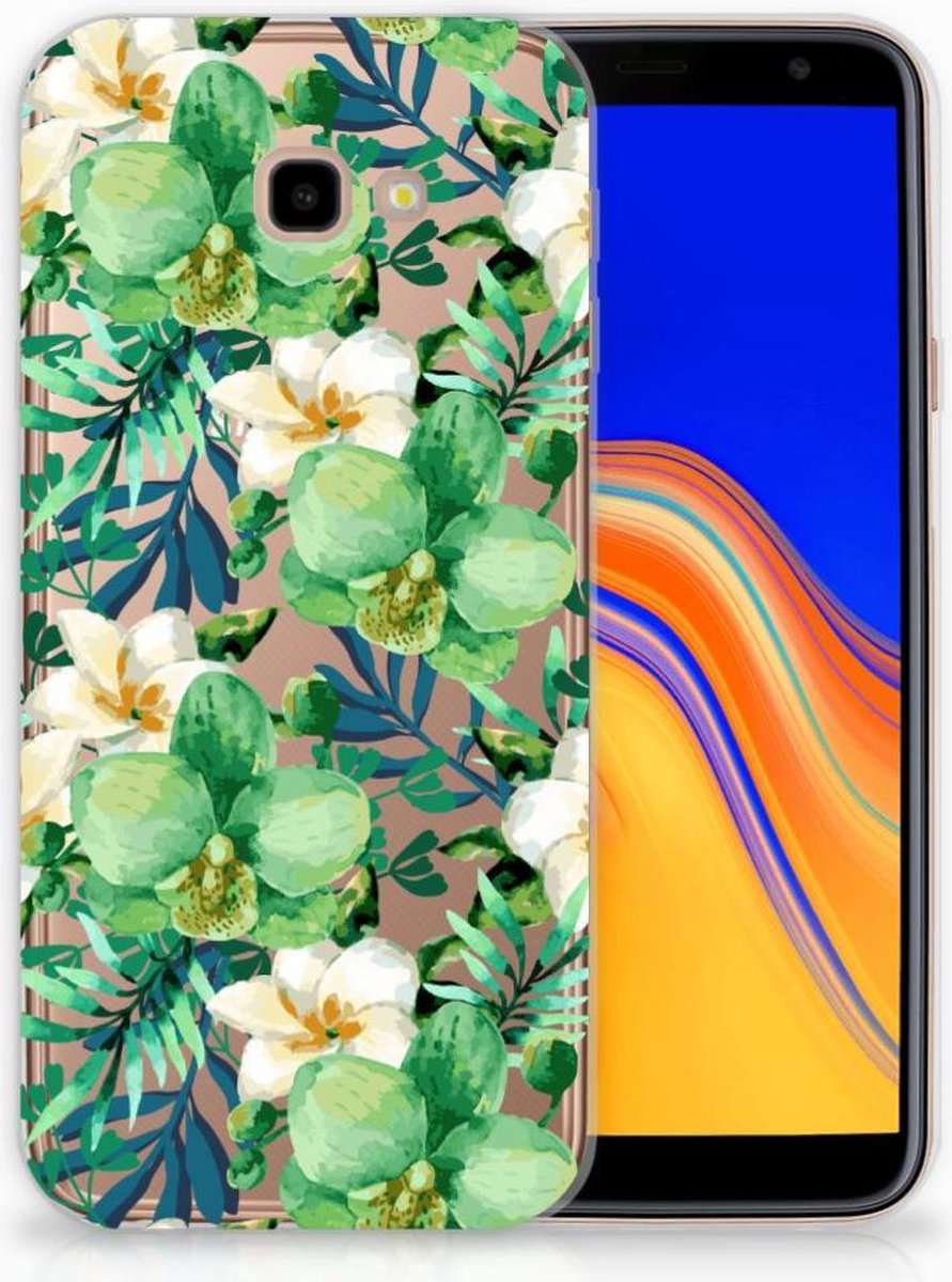 Samsung Galaxy J4 Plus (2018) TPU Case Orchidee Groen