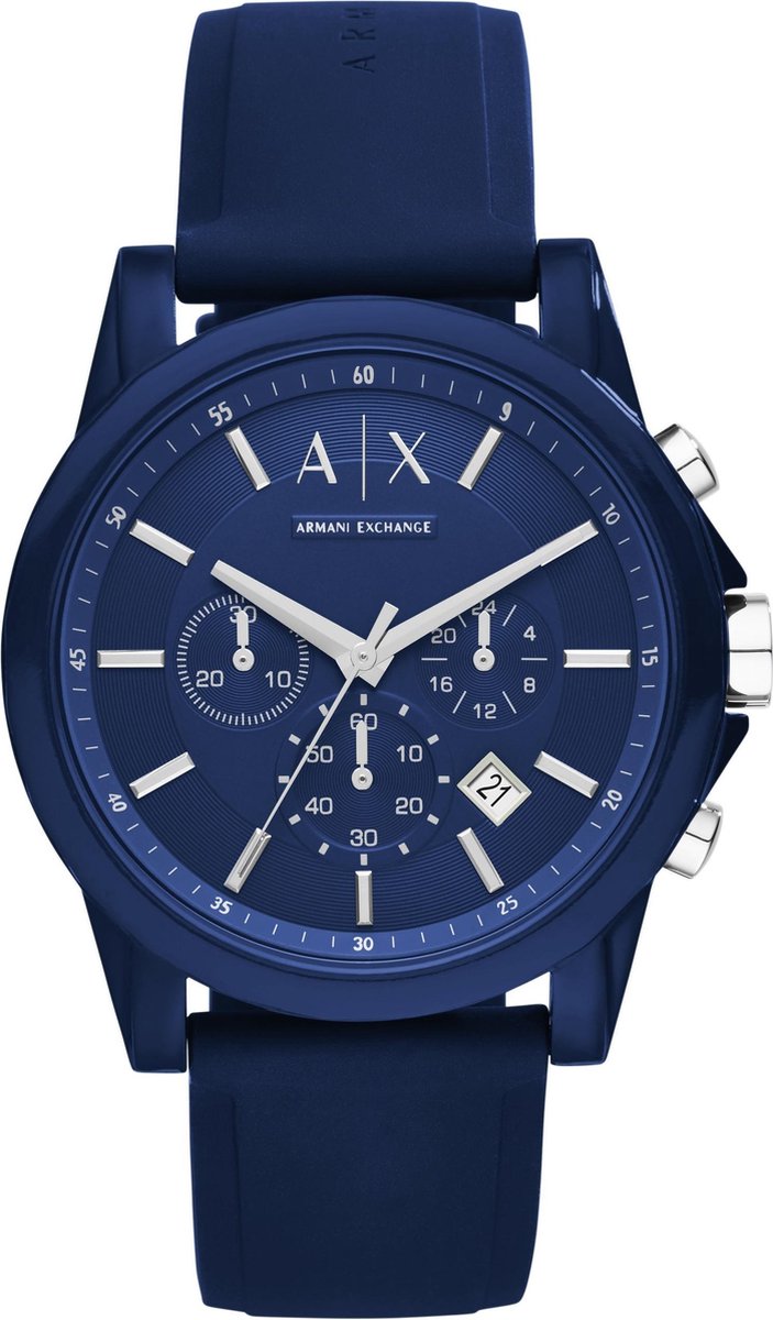 Armani Exchange AX1327 Herenhorloge 44 mm - Blauw
