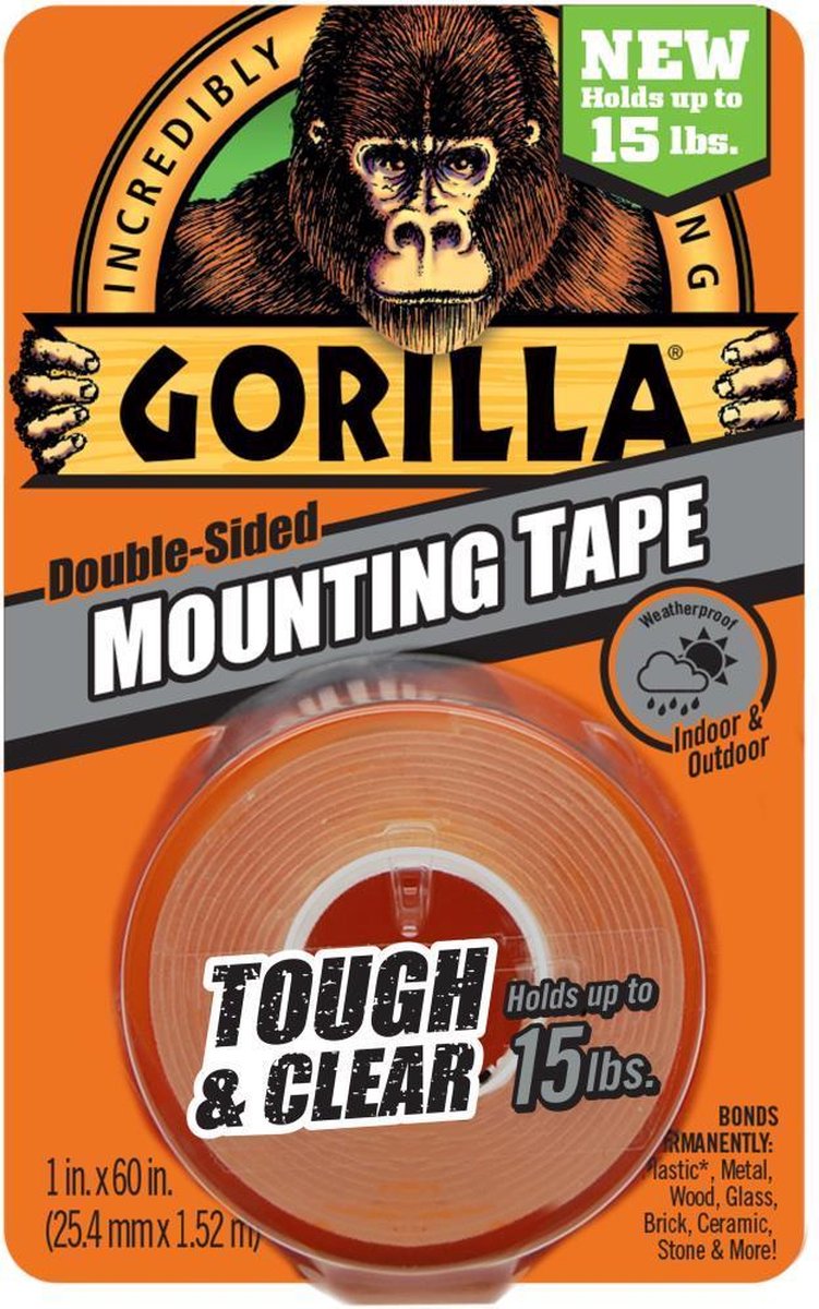 Gorilla Glue Dubbelzijdig Tape - Montagetape - Gorilla Glue