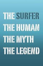 The Surfer Myth and Legend Lined Notebook