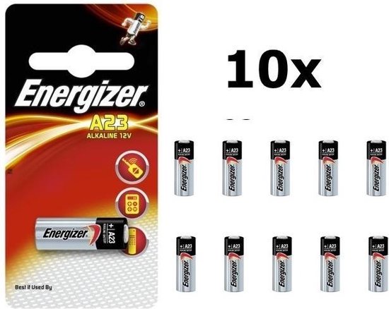 Shuraba Giftig hoe te gebruiken 10 Stuks - Energizer A23 23A 12V L1028F Alkaline batterij | bol.com