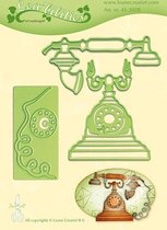 Leabilitie�  Vintage Telefoon snij en embossing mal