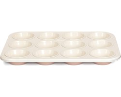 Patisse Ceramic Muffinvorm - Staal - 12 vaks