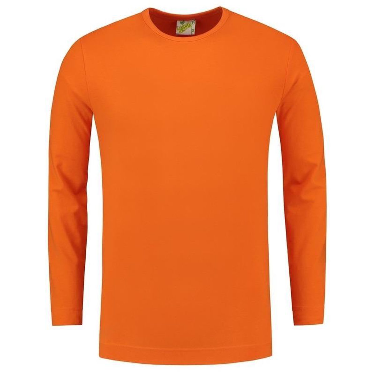 Trots In zoomen proza Heren shirt met lange mouwen 2XL oranje | bol.com
