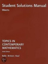 Topics In Contemporary Mathematics Student Solutions Manual