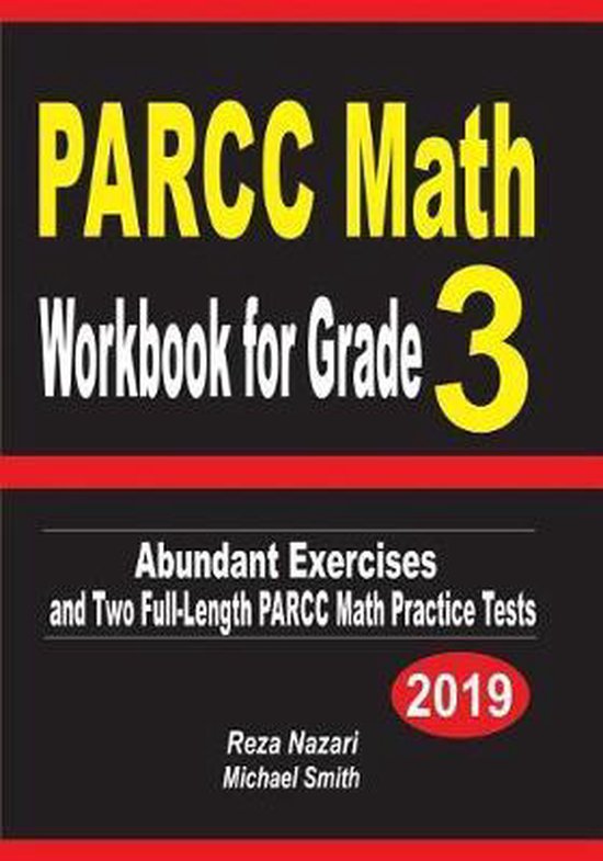 PARCC Math Workbook for Grade 3 - cover