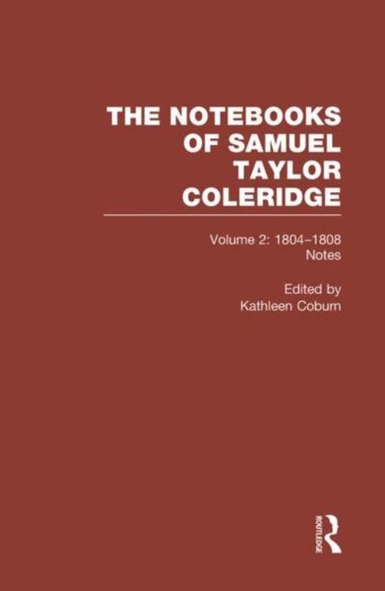 Coleridge Notebooks V2 Notes, Kathleen Coburn 9780415290920 Boeken