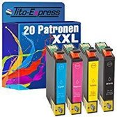 PlatinumSerie 20x cartridge alternatief voor Epson T0711-T0714