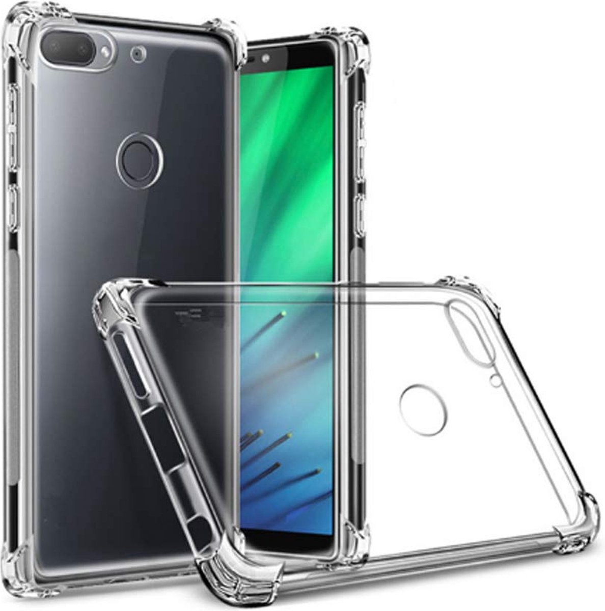 Shock Proof case hoesje Geschikt voor Samsung Galaxy A40 - Transparant