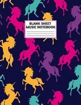 Blank Sheet Music Notebook