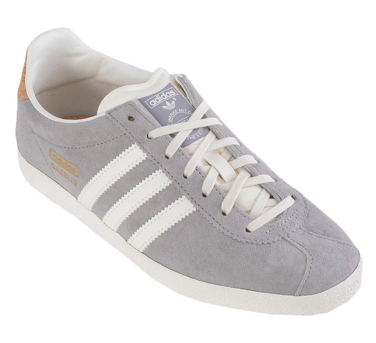 adidas Gazelle OG - Sportschoenen - Vrouwen - Maat 40 2/3 - Grijs/Wit |  bol.com