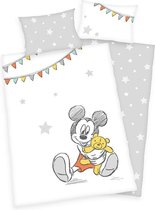 Mickey Mouse Dekbedovertrek Junior Baby Ledikant 100x135 Katoen