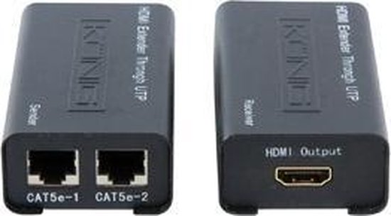 König KN-HDMIREP20 audio/video extender AV transmitter & receiver Zwart |  bol.com
