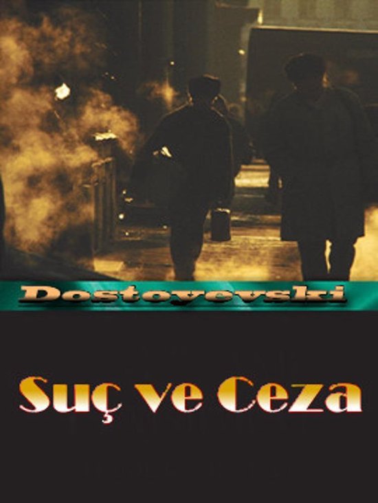 Dostojevski Suç ve Ceza - Twee silhouetten van mannen lopen door een rokerige straat.
