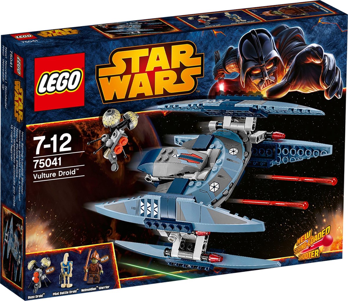 gat Cater wagon LEGO Star Wars Vulture Droid - 75041 | bol.com
