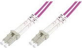 LOGON AL5LCSC20I/4I Glasvezel kabel 20 m OM4 LC SC Paars