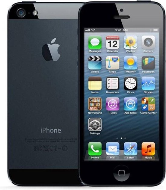 Misverstand waterval Accountant Nieuw - Refurbished iPhone 5 toestel - 16GB - Nieuwstaat - Simlockvrij -  Zwart | bol.com