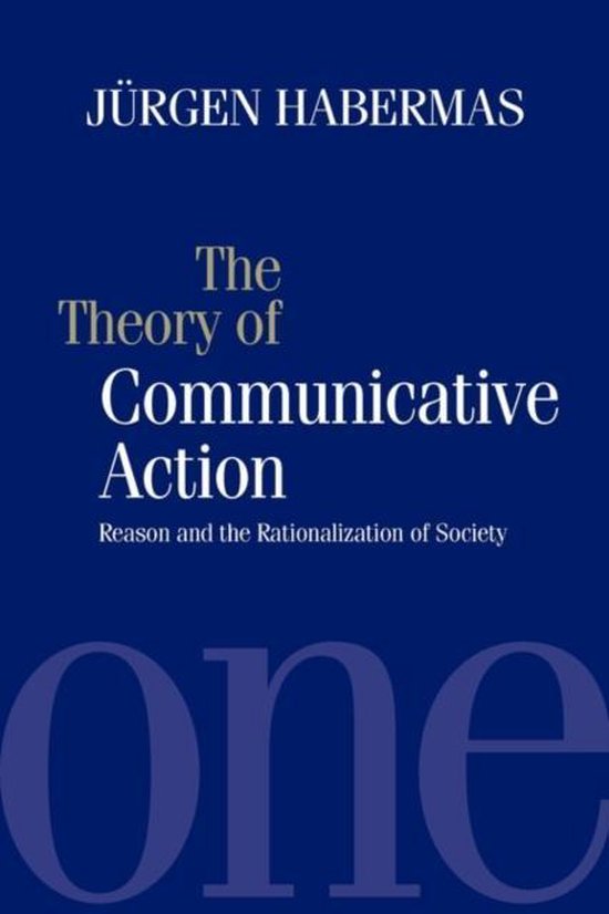 The Theory Of Communicative Action - cover