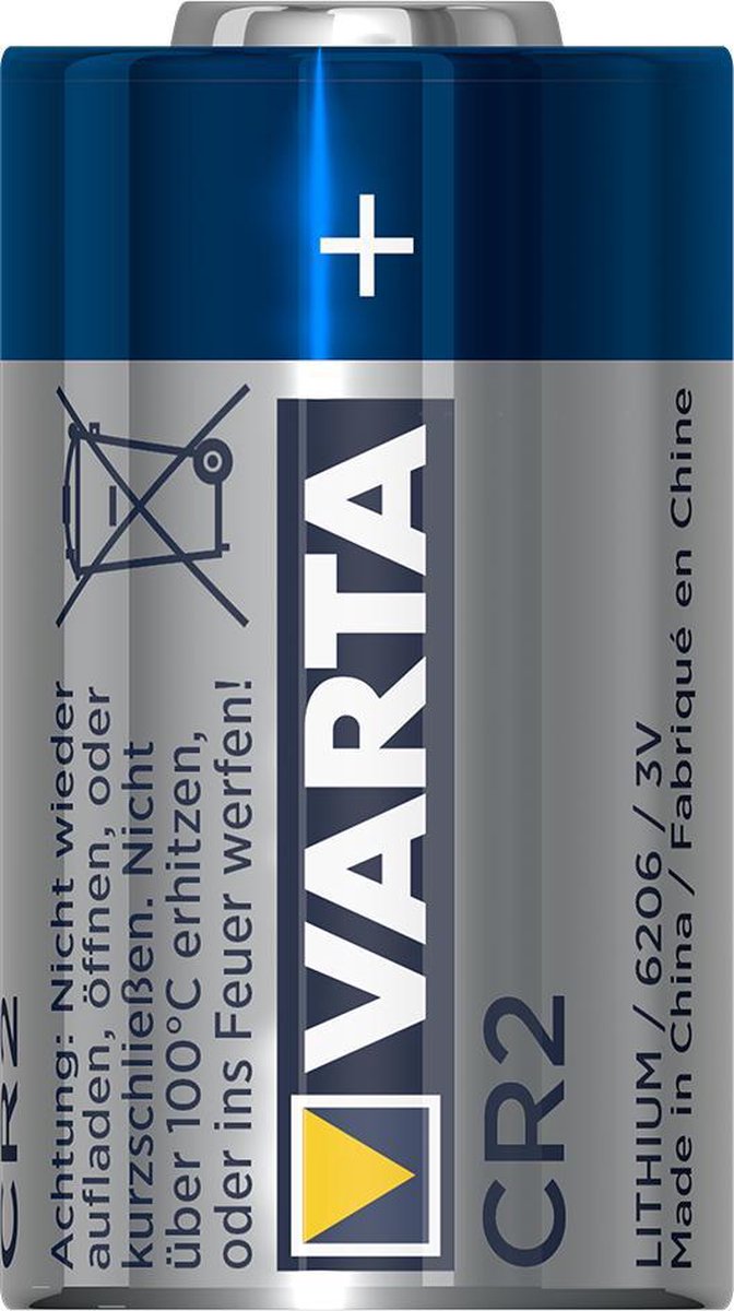 Varta Lithium Batterij CR2 3 V 2-Blister | bol.com