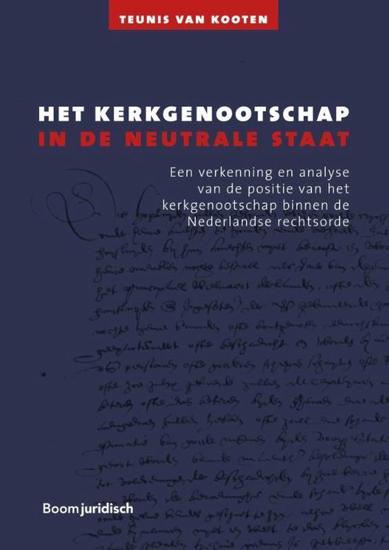 Het kerkgenootschap in de neutrale staat - cover