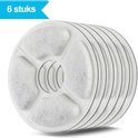LifeGoods Drinkfontein Filters - Navulling Set - Voor Kat/Hond - 6 St.