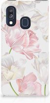 Geschikt voor Samsung A40 Hoesje Design Lovely Flowers