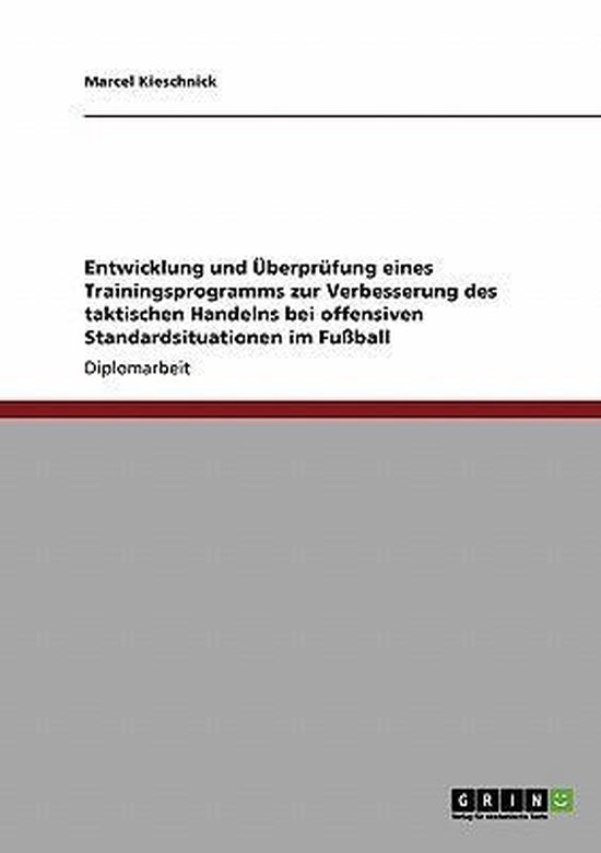 Entwicklung und Überprüfung  eines Trainingsprogramms zur  ... - cover