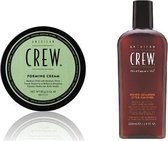 American Crew Forming Cream + Power Cleanser Style