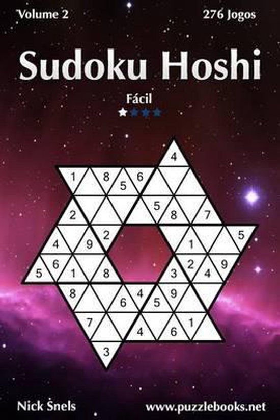 Sudoku Hoshi Facil Volume 2 276 Jogos Nick Snels 9781514237472 