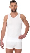 Brubeck Heren Ondergoed Hemd - Naadloos Elastisch Katoen - WIt XL