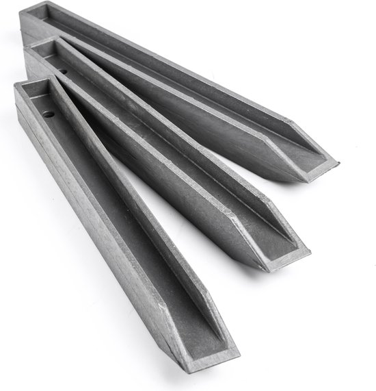 Ecopic H-profiel paaltjes 38 cm 10st voor vijver- of perkrand ecolat