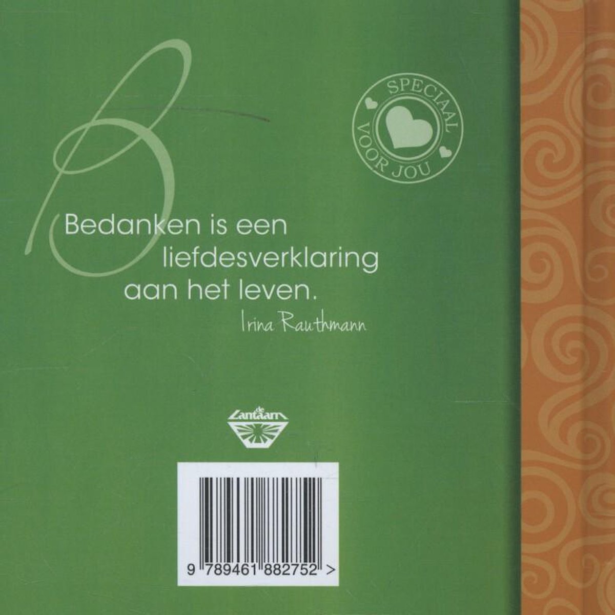 Bedankt - back cover