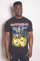 Iron Maiden Heren Tshirt -S- Holy Smoke Zwart