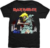 Iron Maiden - New York Heren T-shirt - L - Zwart
