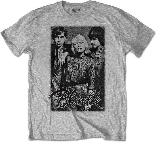 Blondie Band Promo Heren T-shirt S Grijs bol