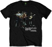 The Beatles Heren Tshirt -L- Hey Jude Version 2 Zwart