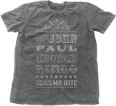 The Beatles Heren Tshirt -S- Mr Kite Grijs