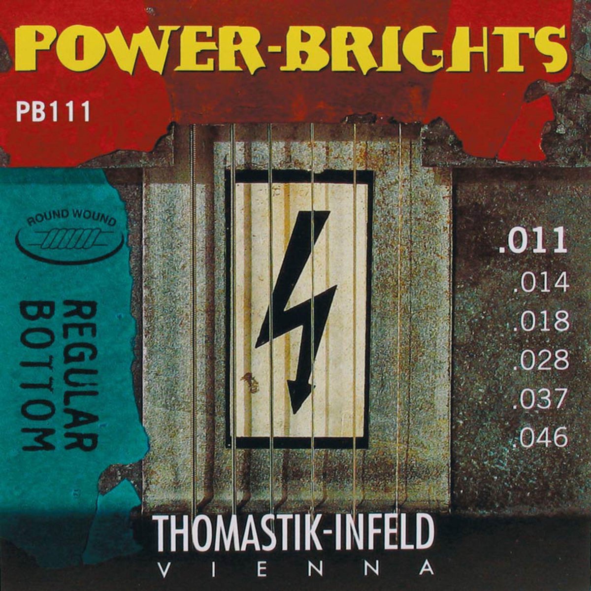 Thomastik PB-111 Power Brights Magnecore Elektrische Gitaarsnaren (11-46) Medium