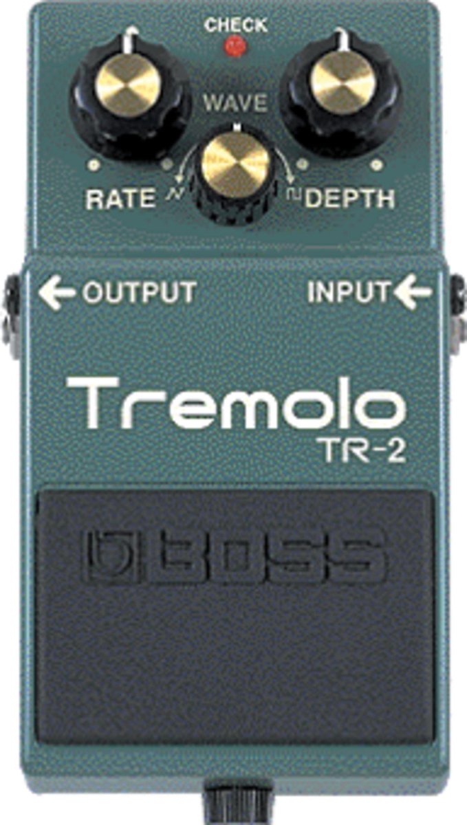 Boss TR-2 Tremolo reverb/chorus/vibrato/tremolo pedaal