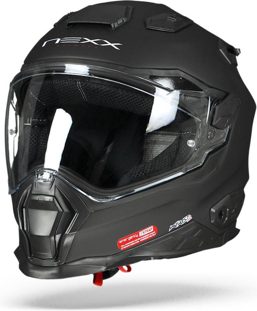 Nexx X.WST2 Plain Mat Zwart Integraalhelm - Motorhelm - Maat XXL