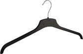 De Kledinghanger Gigant - 20 x Blouse / shirthanger kunststof zwart, 47 cm