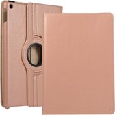 360 Rotating Book Case - iPad 10.2 (2021) Hoesje - Rose Gold