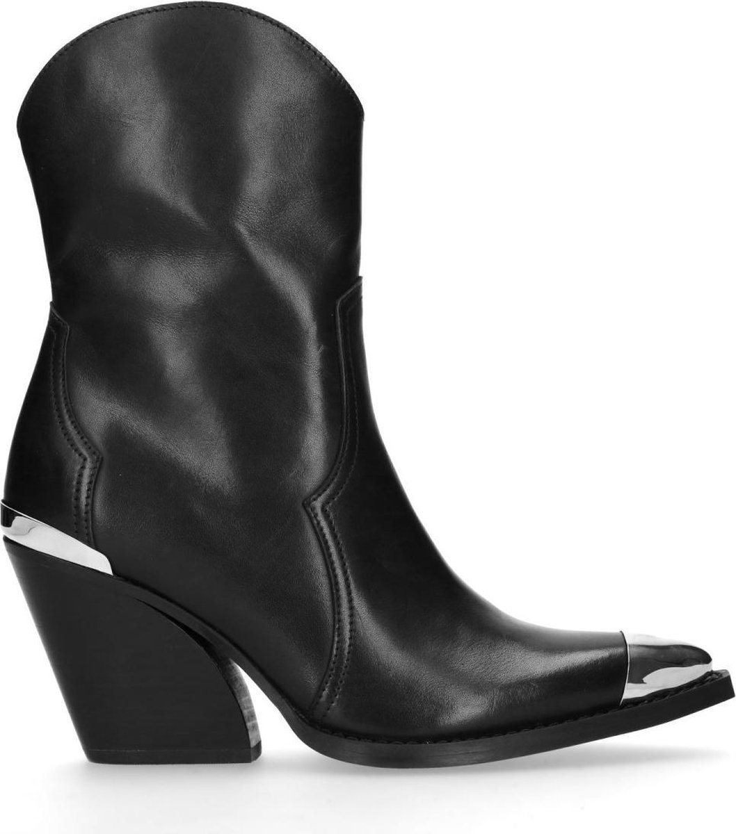 Zwarte cowboylaarzen met metalen details hotsell
