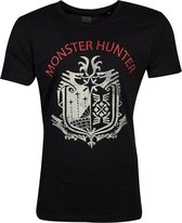 Monster Hunter Heren Tshirt -S- Research Zwart