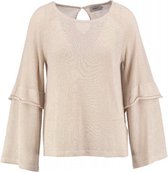 Only beige trui met glitterdraad - Maat S