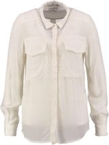 10 feet viscose shiny blouse off white - Maat L