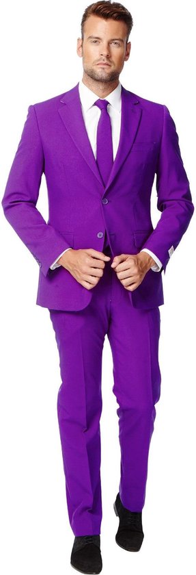 OppoSuits Purple Prince - Mannen Kostuum - Paars - Feest - Maat 62 | bol.com