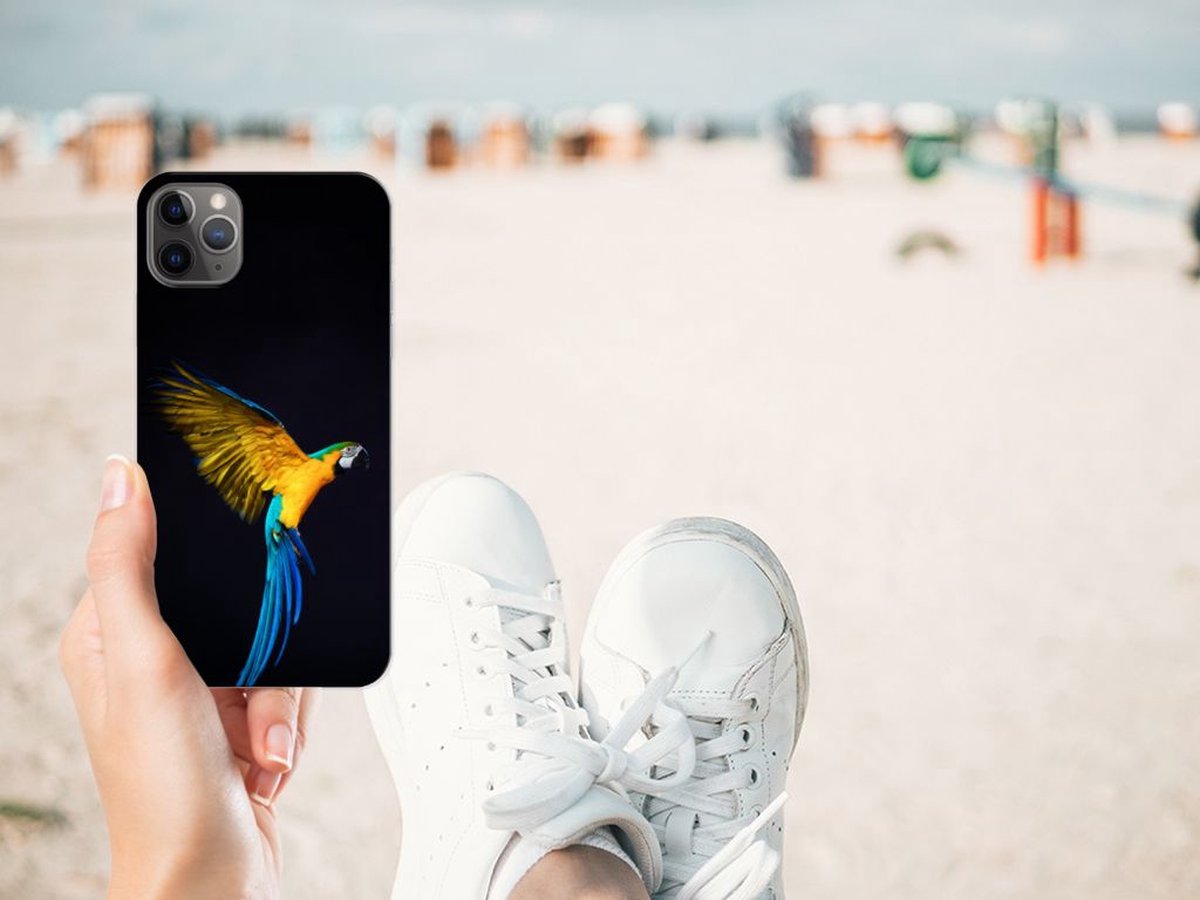 Apple iPhone 11 Pro Max TPU Hoesje Papegaai