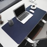Bureau Onderlegger | Muismat | Computer mat | Desktop mat | Gaming mat | Waterdicht | Rood | Zwart | Blauw | Leer 80x40 cm